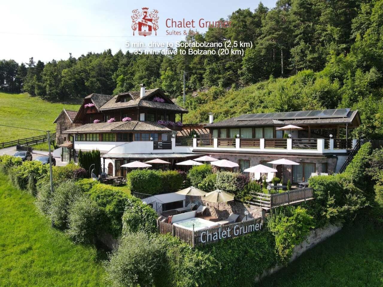 Chalet Grumer Suites&Spa Soprabolzano Zewnętrze zdjęcie