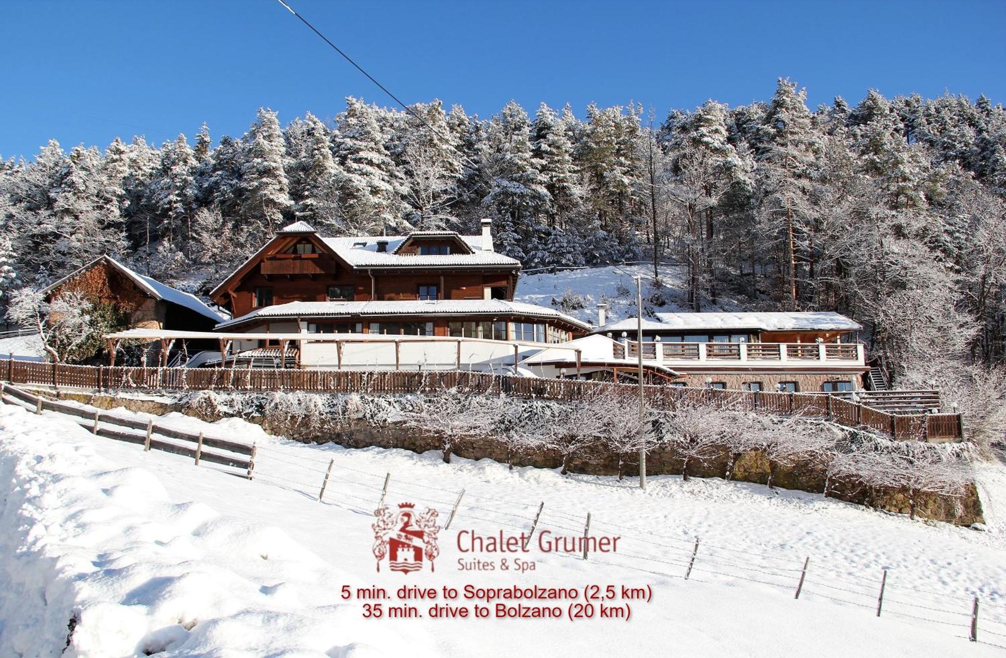 Chalet Grumer Suites&Spa Soprabolzano Zewnętrze zdjęcie